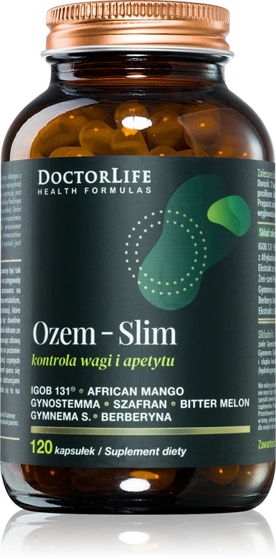 „Doctor Life Ozem-Slim“ maisto papildų kapsulės svorio kontrolei