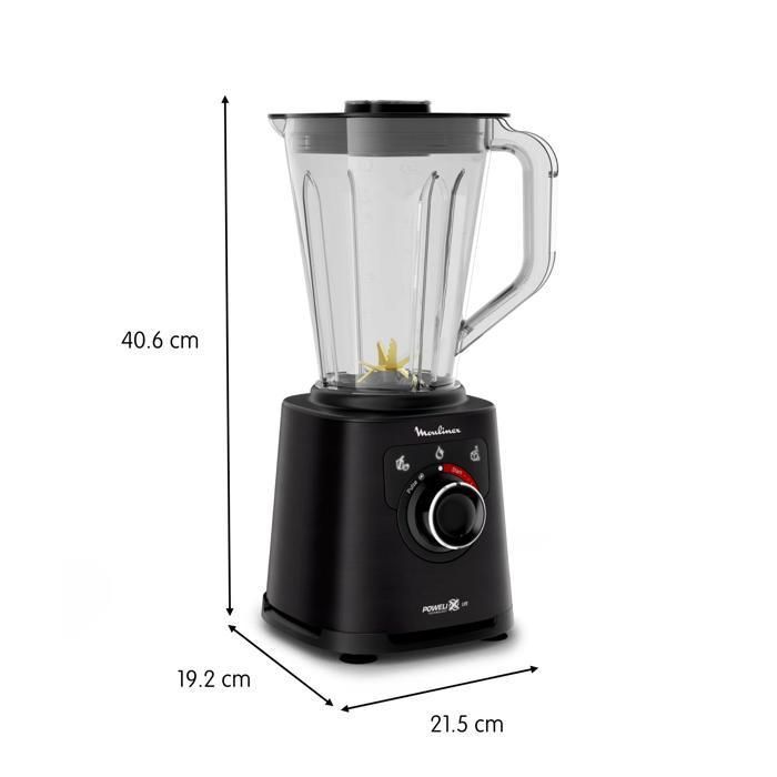 Frullatore Moulinex PerfectMix +, 1200W, capacità 1,5L, LM88A810
