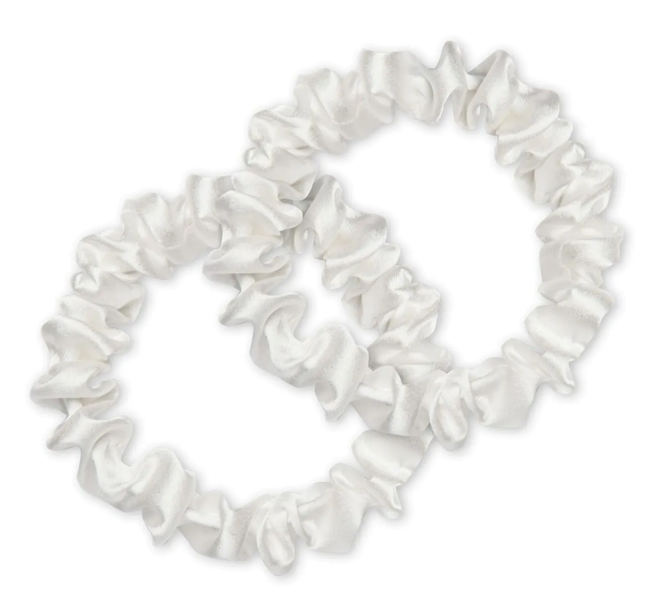 Cat & Cat Komplet dwóch jedwabnych gumek do włosów, Pure Nature