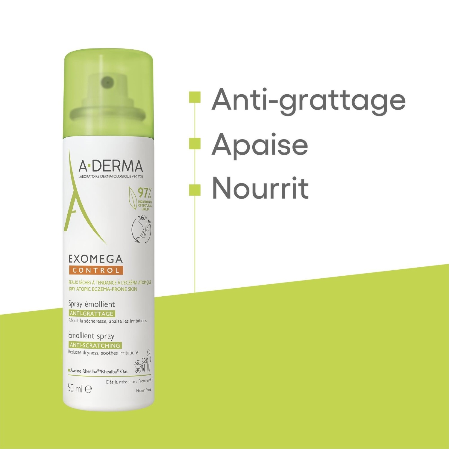 A-DERMA Spray émollient anti-démangeaisons