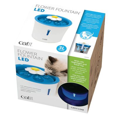 Catit Blumenbrunnen mit LED-Nachtlicht