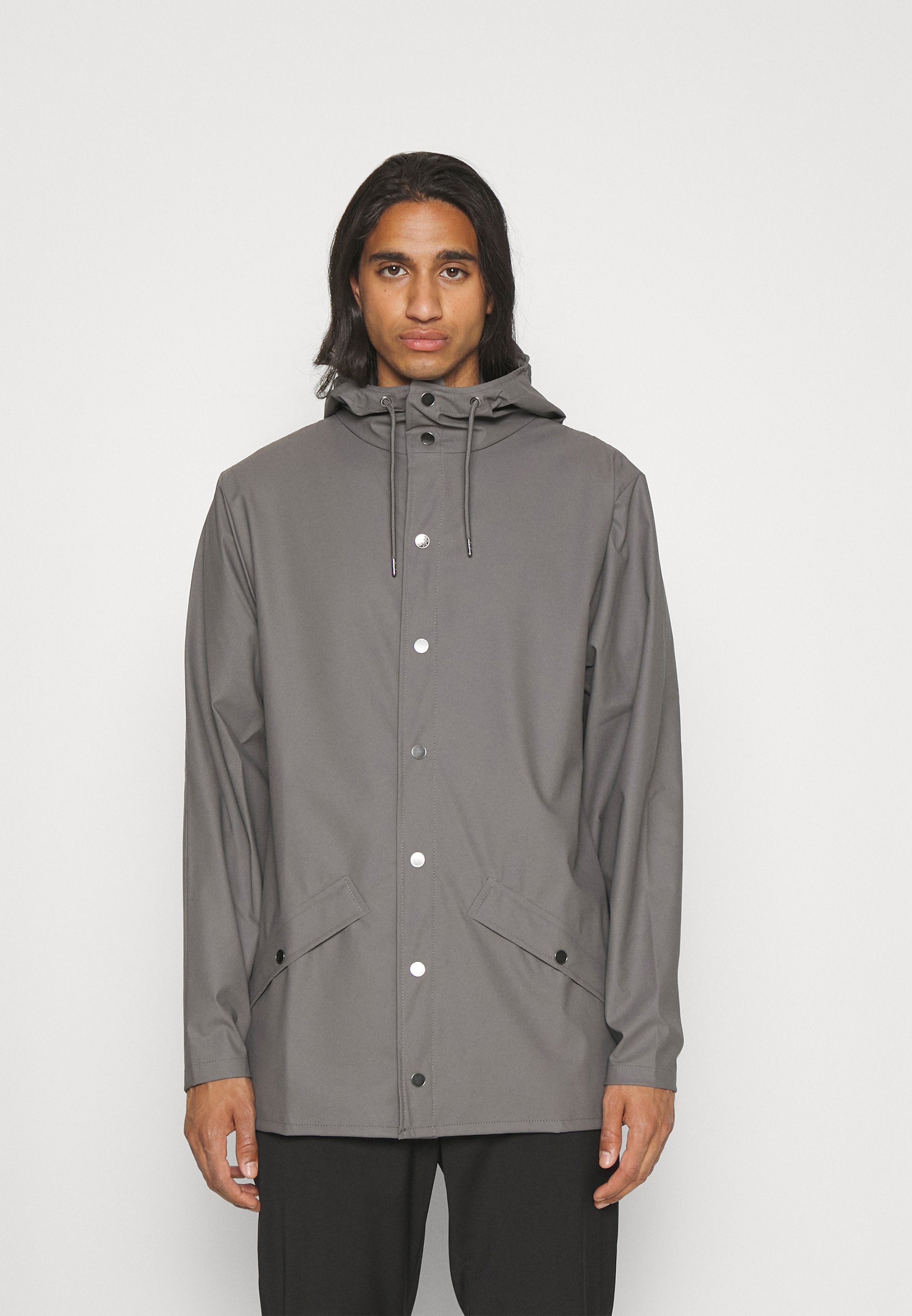 Veste imperméable unisexe - Parka - grise