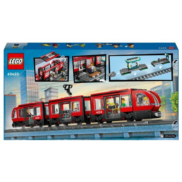 LEGO City 60423 Stadstram en Station<br>