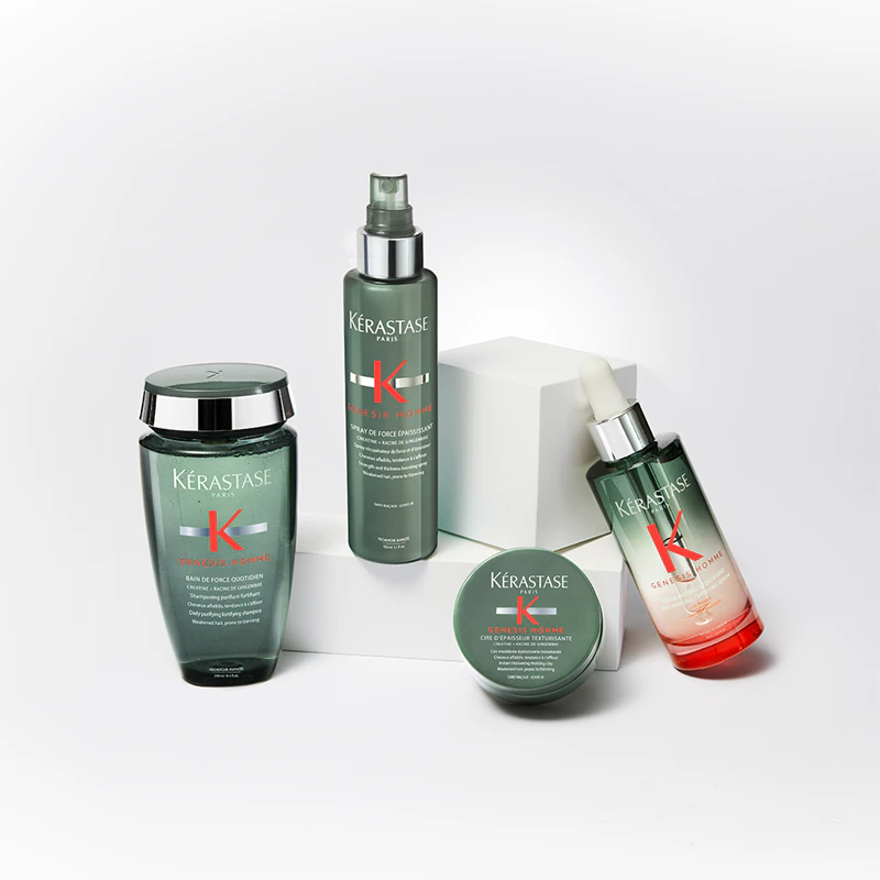 Kérastase Genesis Homme Bain de Force Quotiden čistící a vyživující šampon pro slabé vlasy náchylné k vypadávání