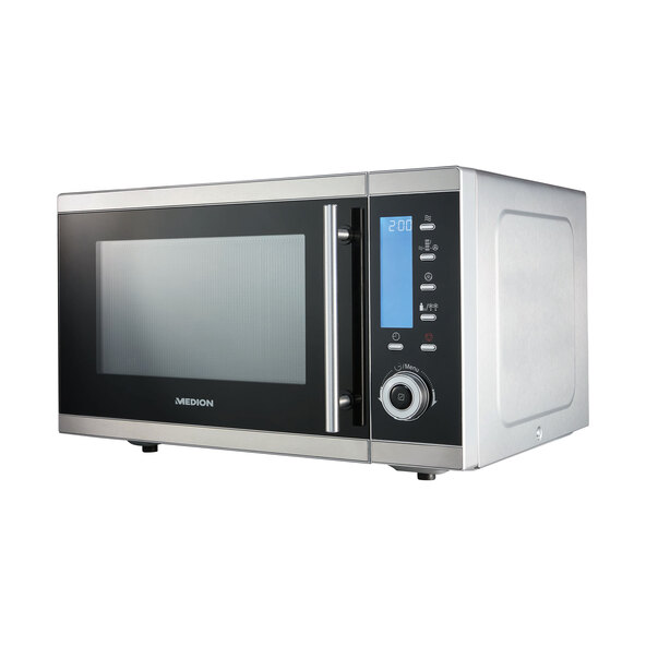 Micro-ondas 4 em 1 em aço inoxidável (MD15501)