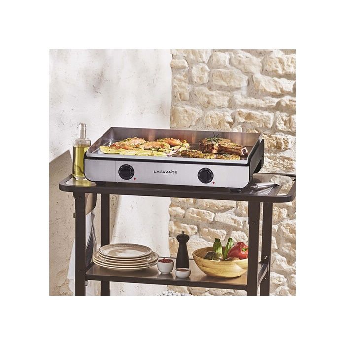 Plancha - Lagrange - PRO 65 - Acier inoxydable - Electrique - 40 x 65 cm