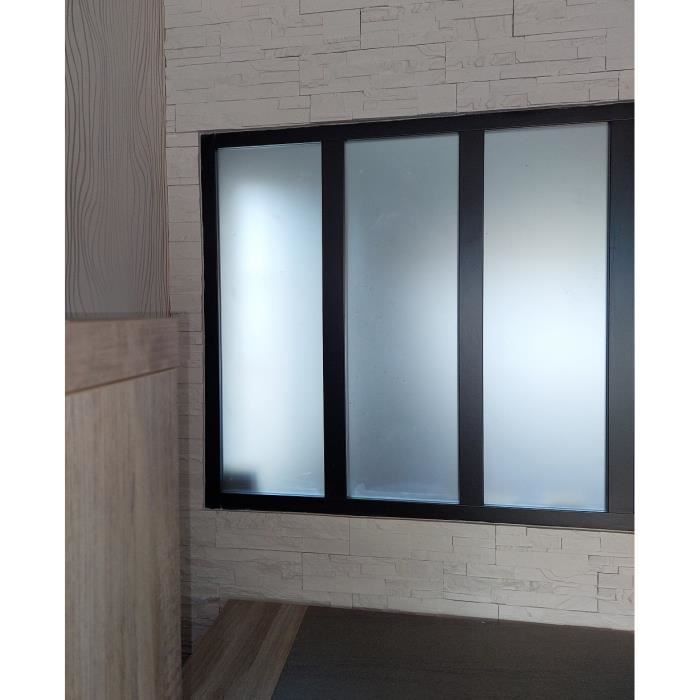 Ventana de taller de MDF + 3 cristales transparentes de 4 mm incluidos - 112 x 108 cm - Negra