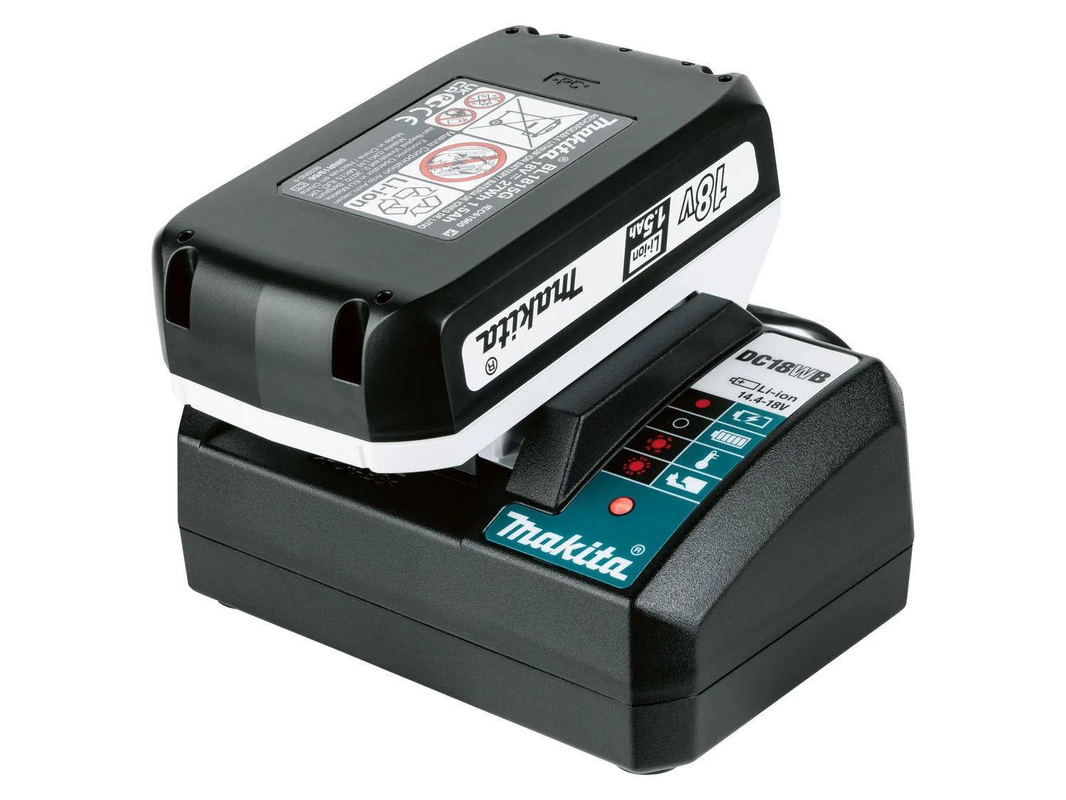 Makita 18 V akkuporakone/ruuvinväänninsarja »DF488D«, 2 akulla ja laturilla