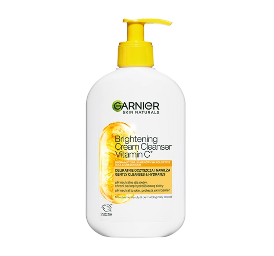 Garnier Vitamin C delikatna emulsja do mycia twarzy skóra matowa o nierównym kolorycie 250 ml