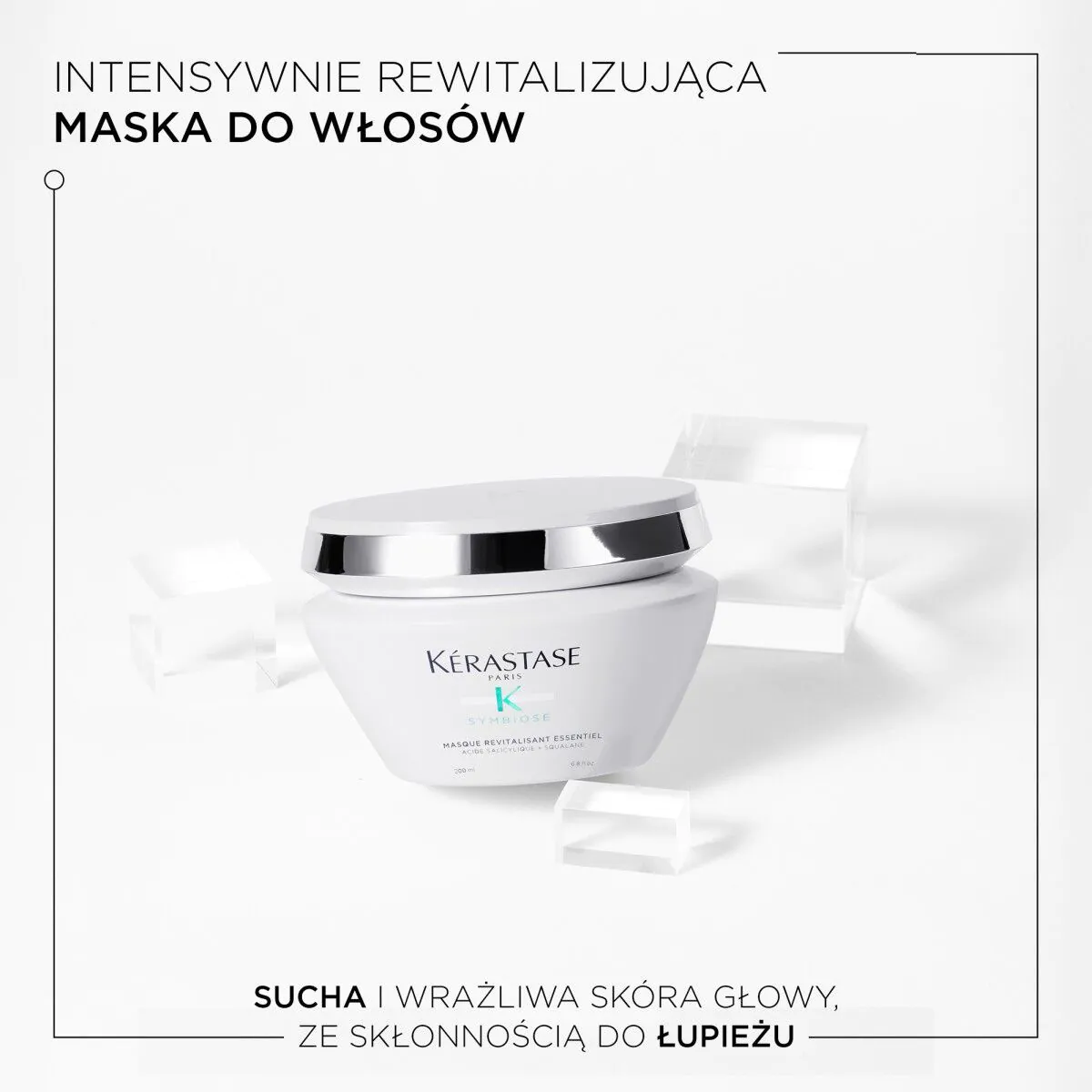 Kérastase Symbiose rewitalizująca Maska do włosów zniszczonych ze skłonnością do łupieżu