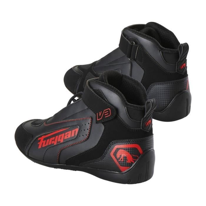 Chaussures moto Furygan V3 - noir/rouge - 37
