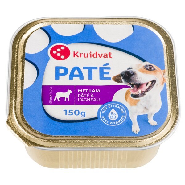 Hrana za pse Kruidvat z jagnječjo pašteto 150 g