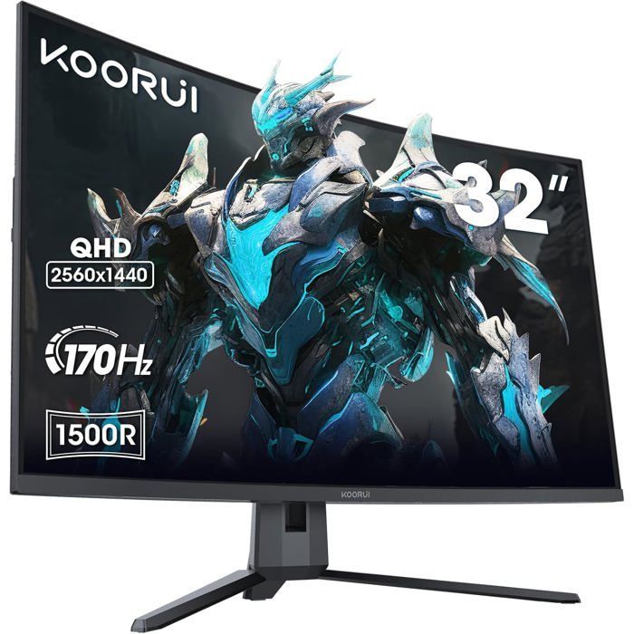 Écran PC Gaming Incurvé - KOORUI - MG32A2QV - 31,5
