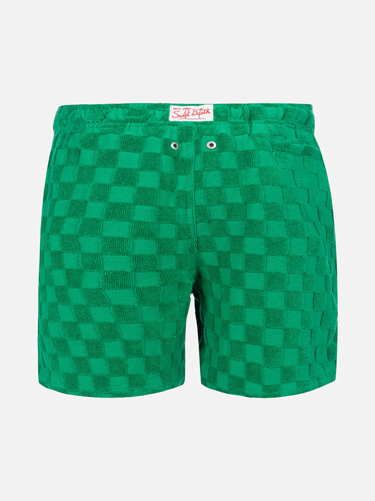 Maillot de bain garçon à carreaux vichy
