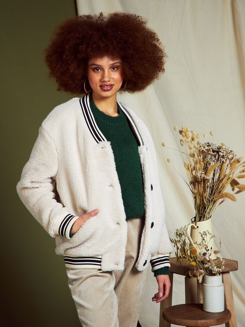 Sherpa-jas - BEIGE