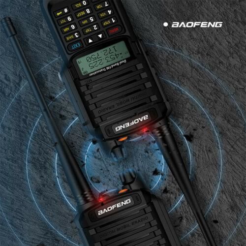 Radio bi-directionnelle à deux bandes Baofeng UV-9R Plus 15W VHF UHF Talkie-walkie Prise européenne
