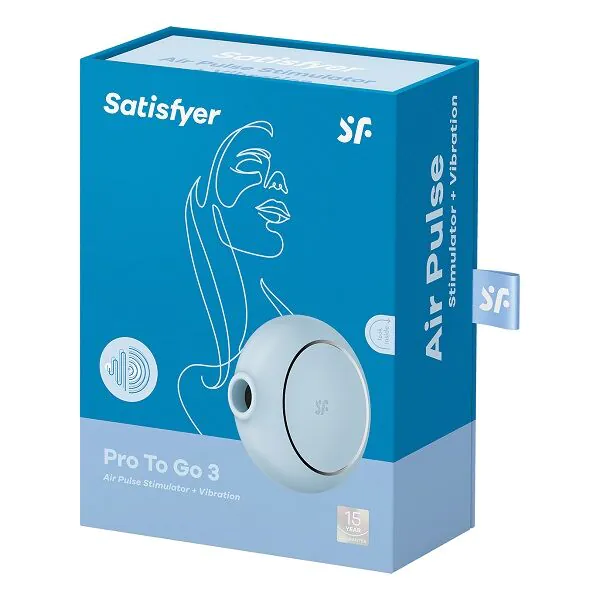 Satisfyer Pro To Go 3 Blue Masażer intymny