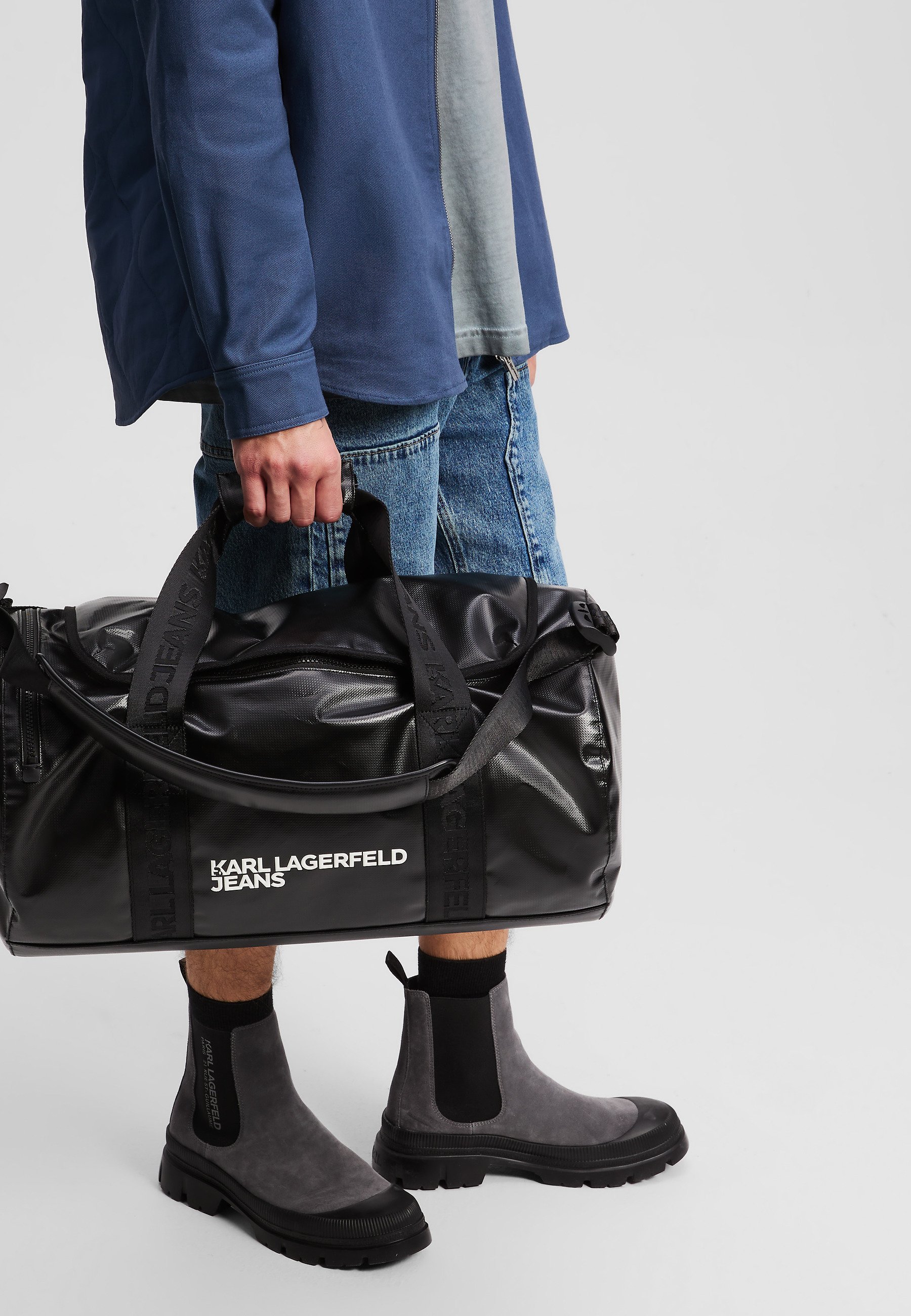 Karl Lagerfeld Jeans TRAVELER - Víkendová taška - black