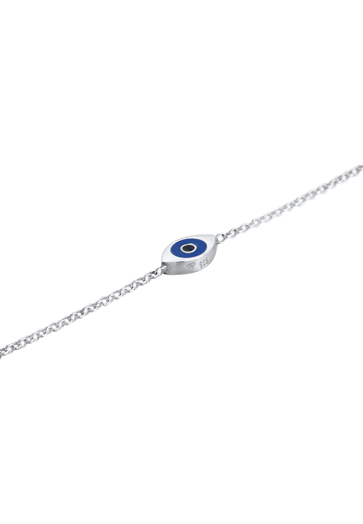 Elli Femme Choker Evil Eye Trend Blogger avec émail en argent sterling 925