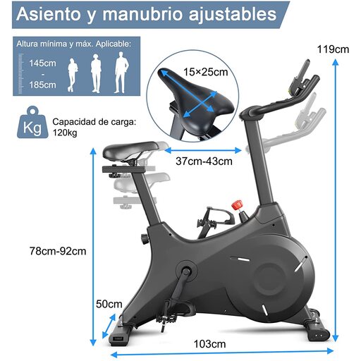 Costway Stationary Bike with Magnetic Resistance
