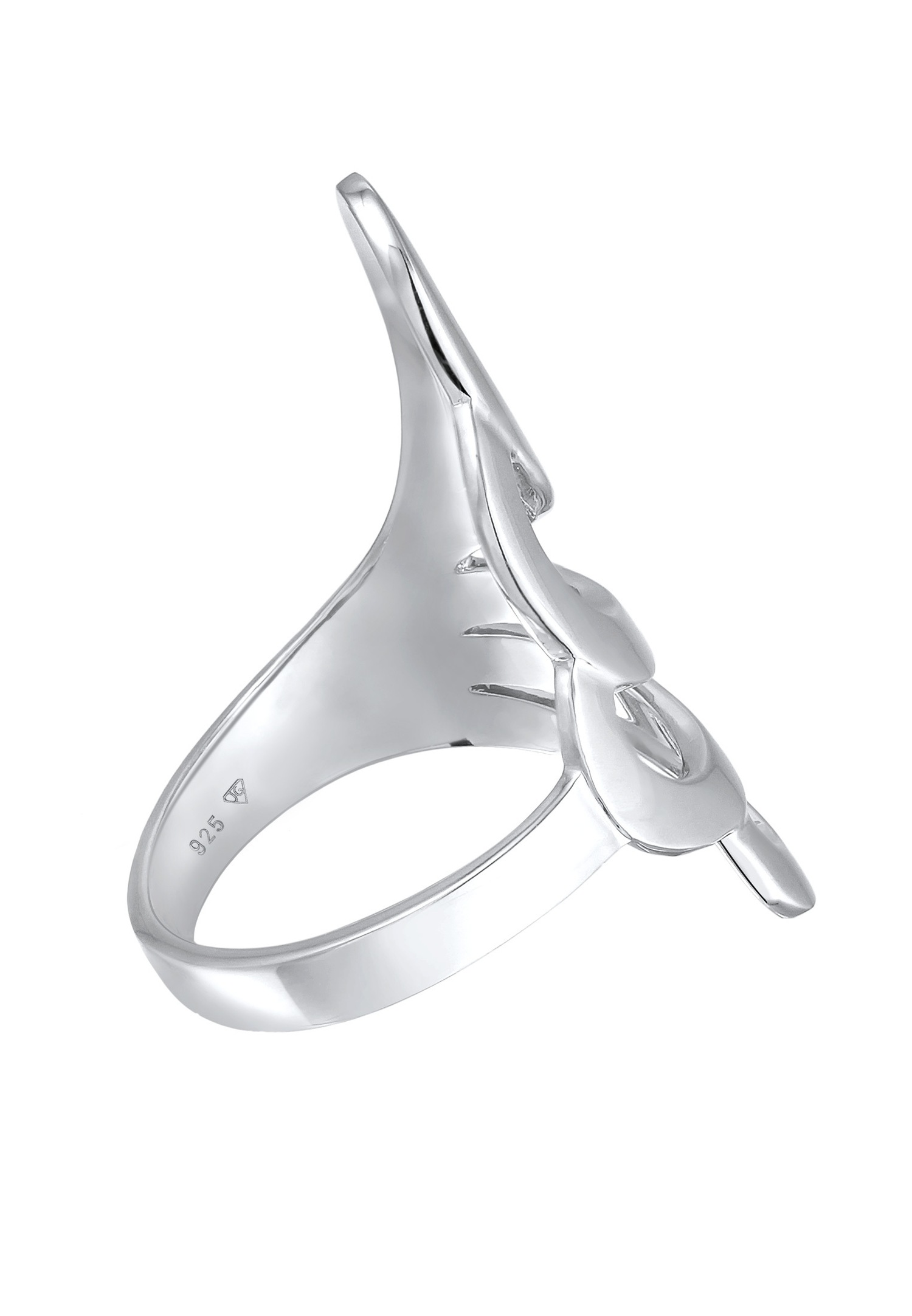 Nenalina Femmes déclaration basique vague géo en argent sterling 925