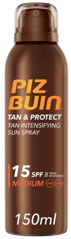 Iedegumu paātrinoša sauļošanās losjona aerosols Tan & Protect