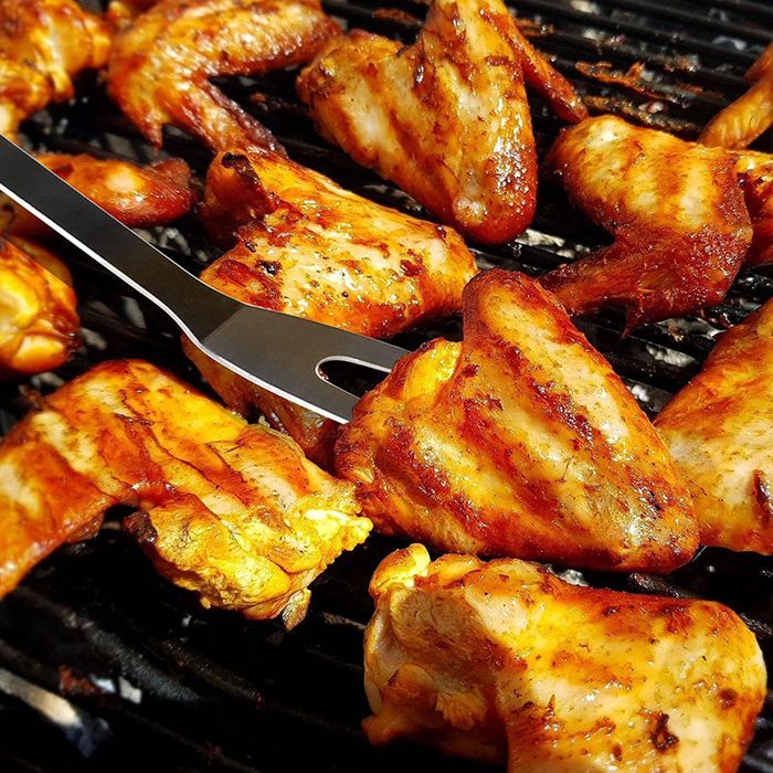 Ensemble professionnel d'ustensiles de barbecue en acier inoxydable avec sac facile à transporter (9 pièces)