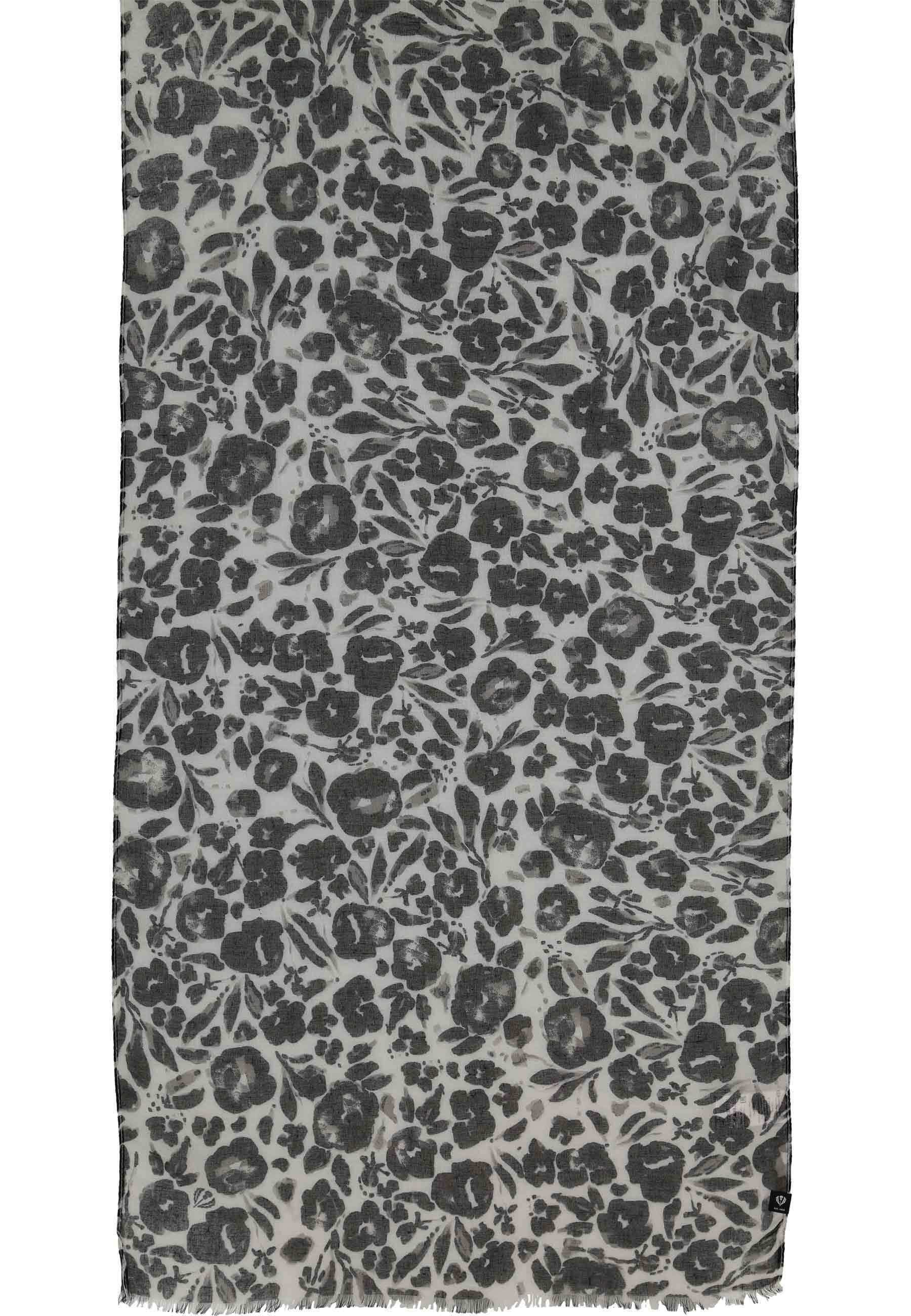FRAAS FLORAL - Sjaal - zwart wit