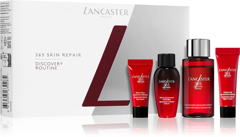 Kit de presente Lancaster 365 para reparação da pele, para mulheres.