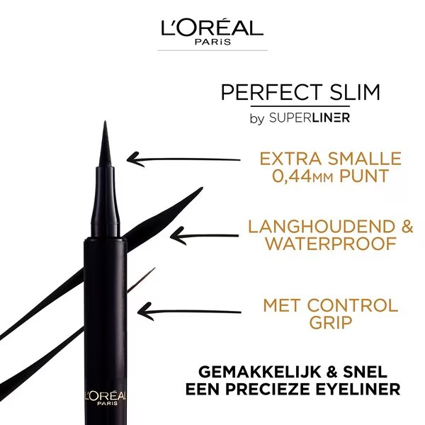 L'Oréal Paris Superliner Perfect Slim intenzivni crni tuš za oči