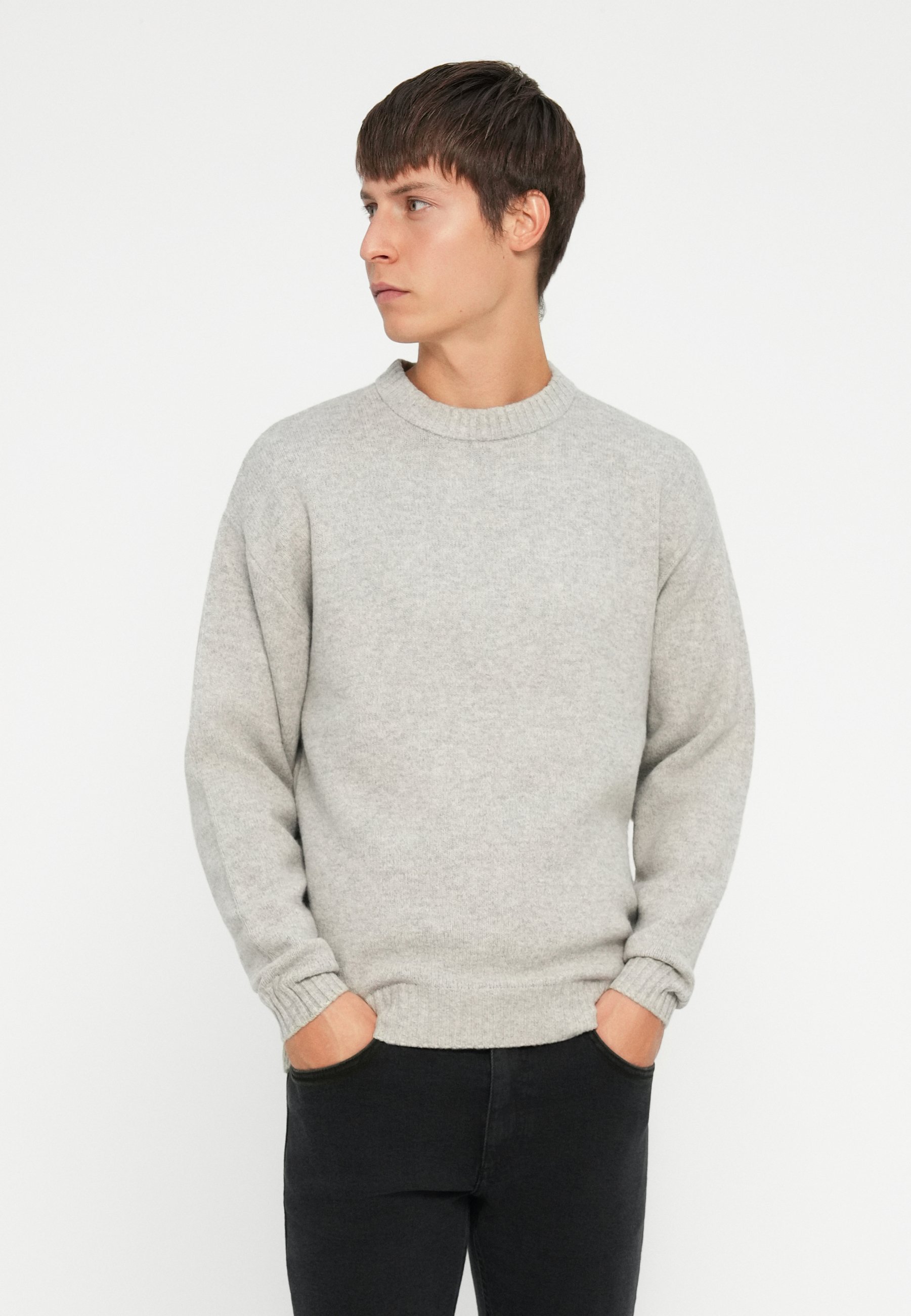 Jack & Jones JJESOHO OLLIE - Trui - lichtgrijs