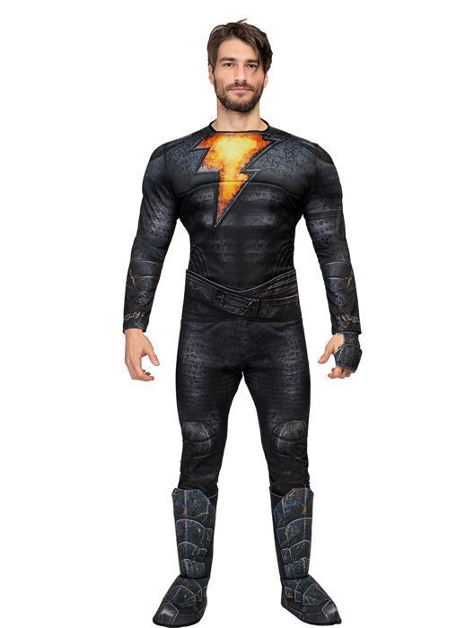 FUNIDELIA Déguisement Black Adam adulte - Déguisement pour homme et accessoires pour Halloween, carnaval et fêtes.