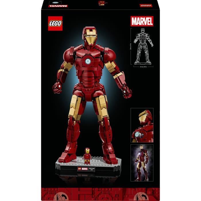 LEGO | Marvel 76344 Iron Man Mark 3 Edizione da collezione - Set di costruzioni per adulti