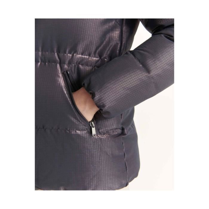 Jaqueta de plumas com capuz para clima frio da Lapônia - Tamanho ideal para o frio - Feminina