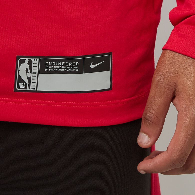 T-shirt à manches longues imprimé essentiel Dri-Fit des Chicago Bulls de la NBA