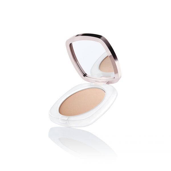 Transparent pressat puder