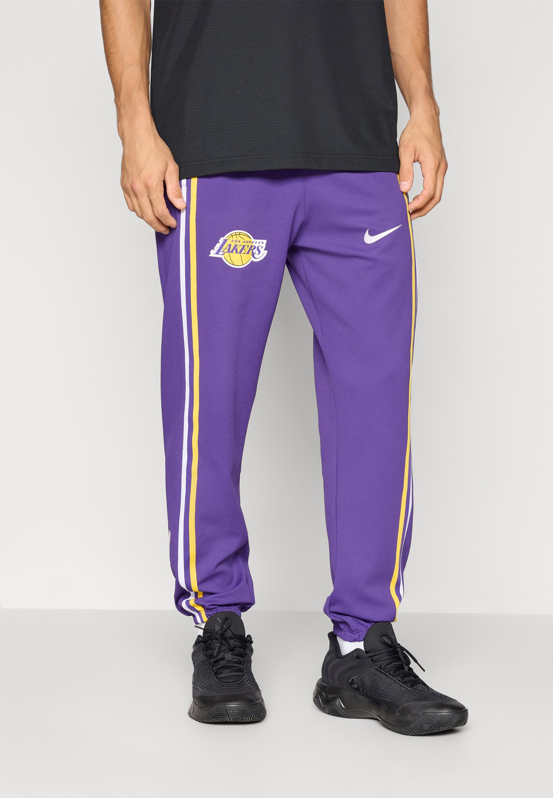 Nike Performance LOS ANGELES LAKERS ZONE PANT - Klubové oblečení - black/white
