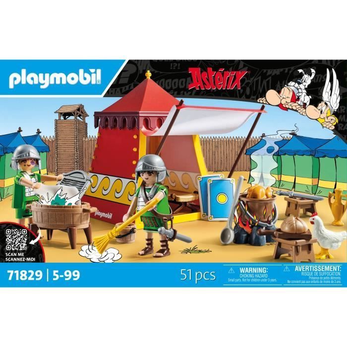 PLAYMOBIL 71829 Legionnaires' Tent, Asterix, Comic Book Characters, Ages 5+