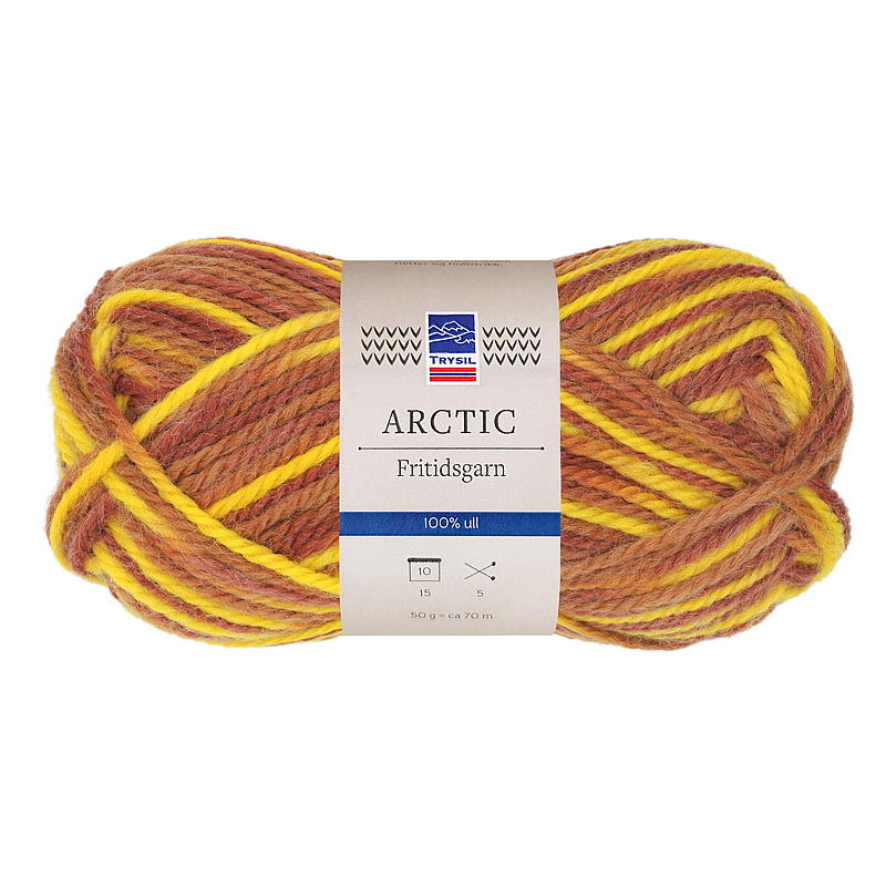Filato Trysil Arctic Leisure, stampa gialla