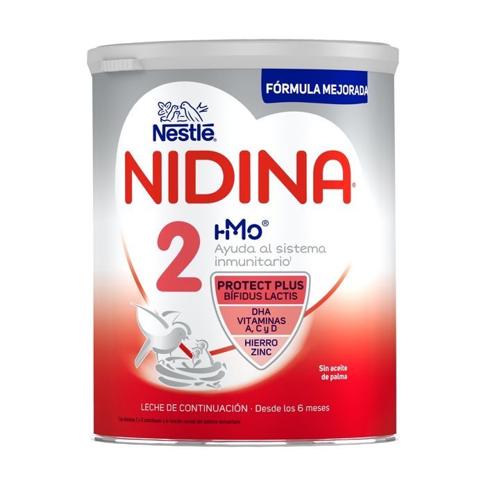 NIDINA - Lait de suite en poudre nidina 2 +6 mois 800 g de poudre