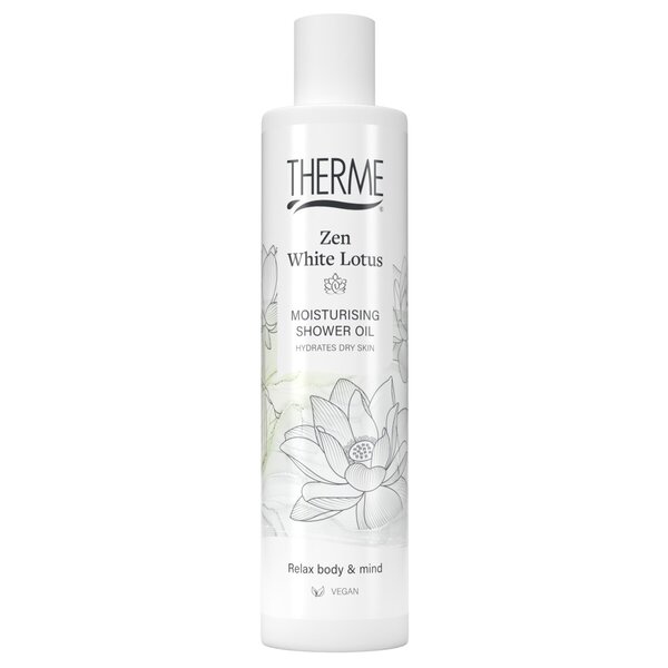 Therme Zen White Lotus Feuchtigkeitsspendendes Duschöl<br>250ml - Trockene Haut