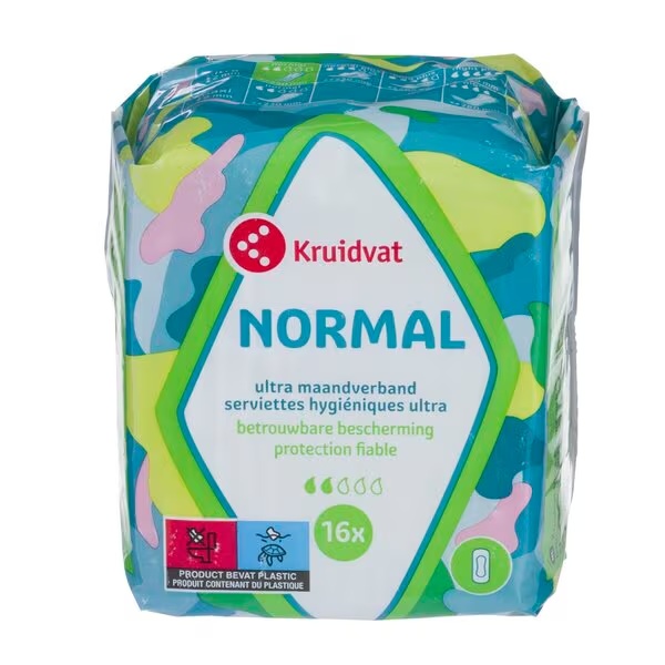 Kruidvat Ultra Normal хигијенски улошци<br>16 комада