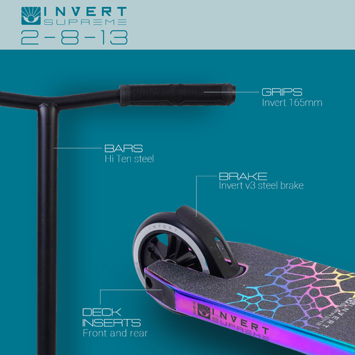 Neo Invert Supreme Stunt Scooter for Ages 8-13
