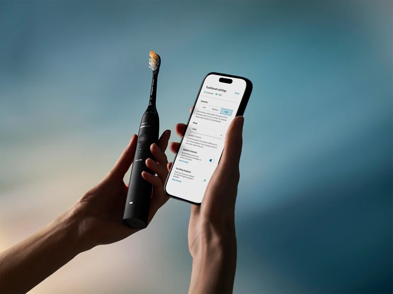 „Philips Sonicare 9900 DiamondClean Prestige Limited Edition“ HX9997/32 elektrinis dantų šepetėlis su programėle