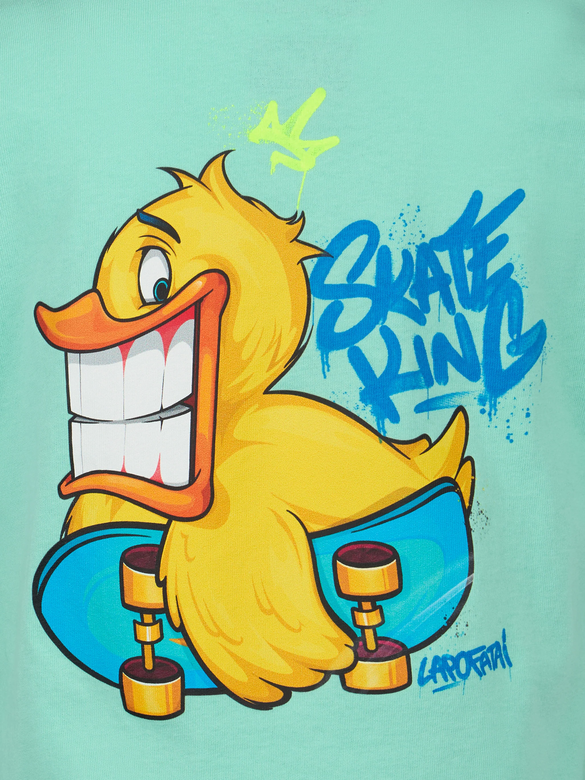 Baby T-shirt van katoen met Cryptopuppets briefpapierprint | EDIZ