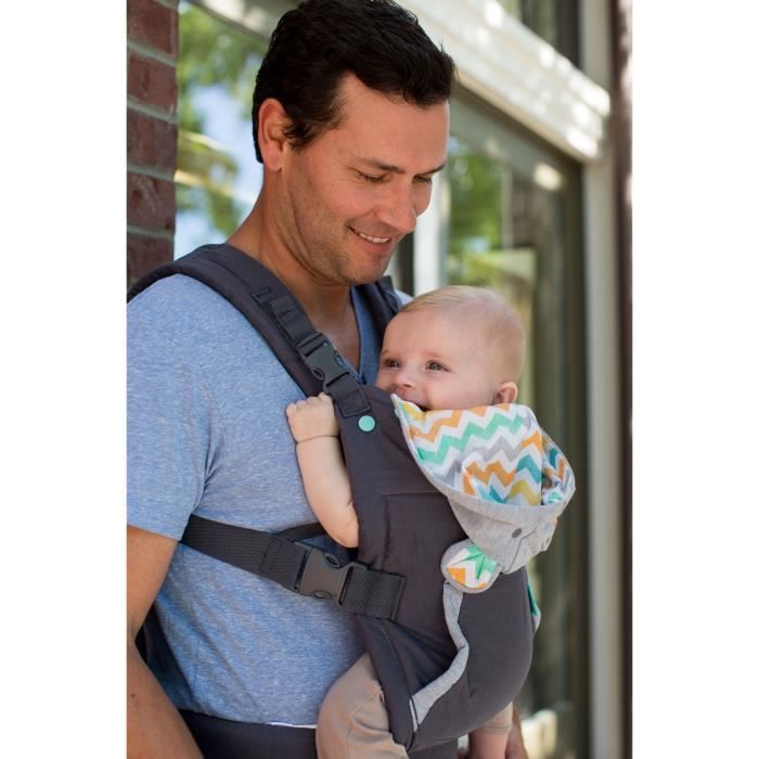 Marsupio INFANTINO Cuddle Up Teddy Bear - 2 modalità: trasporto frontale e posteriore