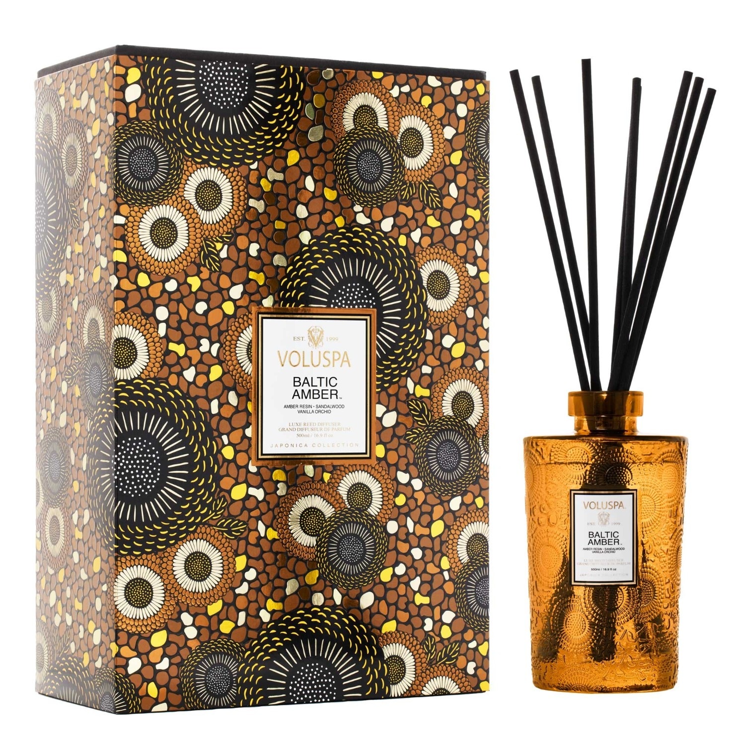 VOLUSPA Coffret diffuseur de parfum Baltic Amber