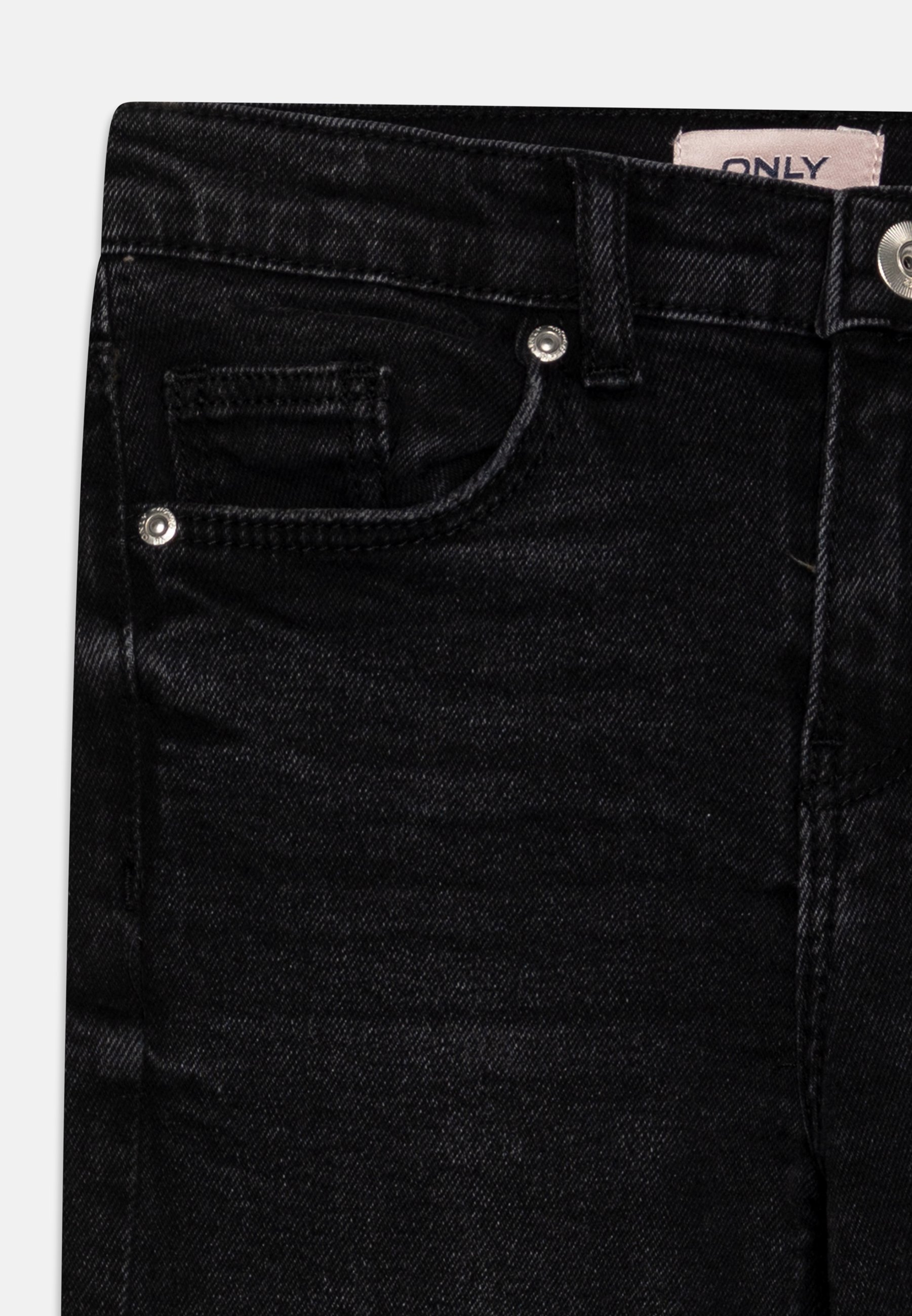 ONLY GIRLS KOGJUICY LIFE WIDE LEG - Jeans mit lockerer Passform - gewaschenes Schwarz
