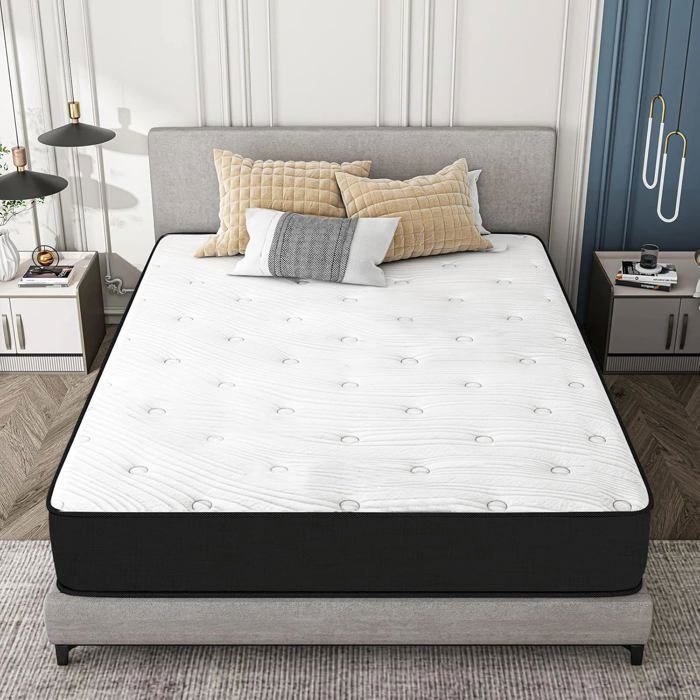 Colchón de 140x200 | Grosor 26 cm | Alta densidad | Colchón doble | Sueño tranquilo y reparador