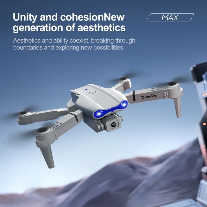 Drone with Camera, Remote Control with Screen, Foldable RC Quadcopter Drone for Beginners, Toy for Boys and Girls, Christmas Gifts, Gray